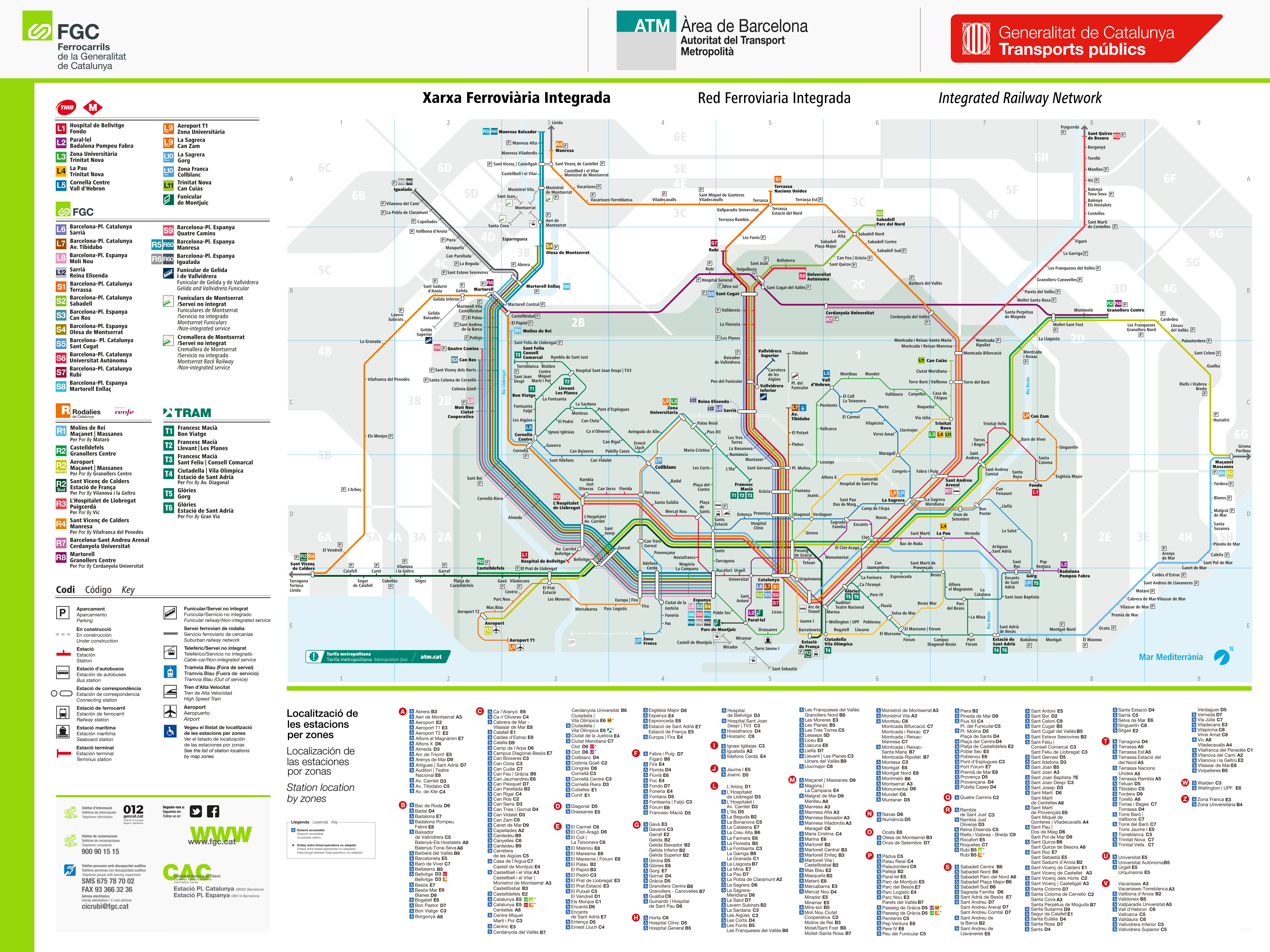 Train schedules, lines and network map - FGC