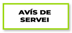 Avís de servei